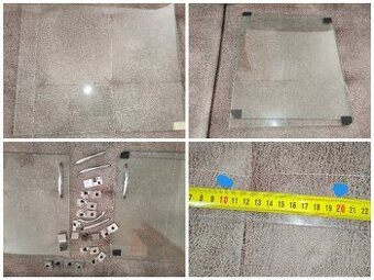 Skla,police, úchytky, panty