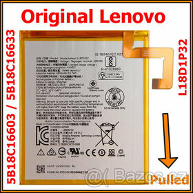 L18D1P32 Original Baterka z Tabletu Lenovo TB-X505