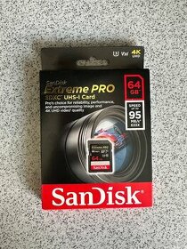 SanDisk Extreme Pro SDXC 64 GB 95 MB/s class 10 UHS-I U3 V30