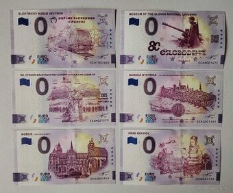 0€ / 0 euro suvenírová bankovka 2018 - 2025