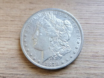 Stříbro 1 Morgan Dollar 1878 USA Spojené státy americké ag