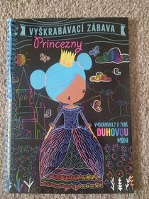 Vyškrabávací kniha/sešit : Princezny