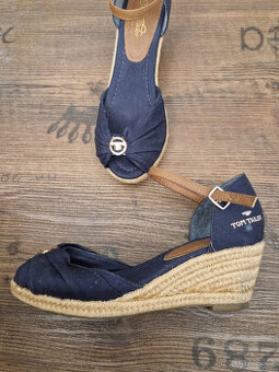 Espadrilky na klínku-TAILOR