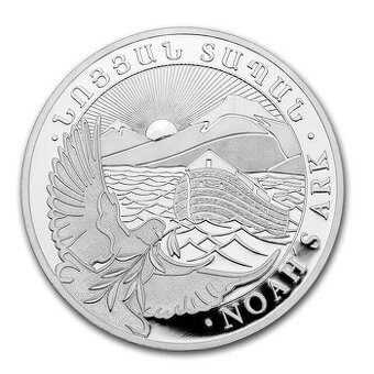 Investiční stříbrná mince Noemova Archa 1 OZ 999, rok 2023