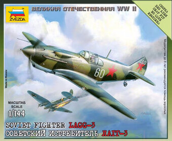 Stíhačka LaGG-3 | Zvezda | 6118 | 1:144 | Nerozbaleno