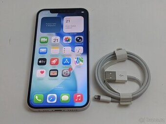 iPhone 12 128gb rose. Top stav. Baterie 87%. Záruka 6 měsíců