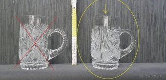 Broušené sklo - půllitr