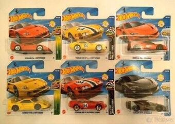 HOT WHEELS KOMPLETNÍ KOLEKCE FERRARI 2025/26