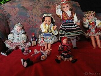 Starožitné kloubové panenky