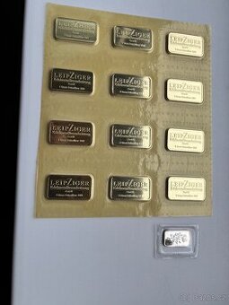 Stříbrný slitek leipziger 1oz