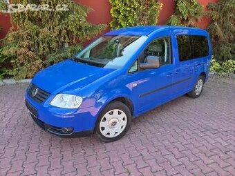 Caddy Maxi 1.9TDI 77kW,7míst,webasto,taž,bez koroze,serviska