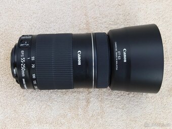 Canon EF-S 55-250mm f/4-5.6 IS STM +  pouzdro + slun.clona