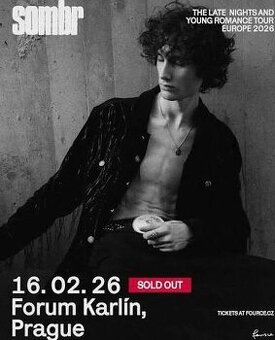 Sombr - 16.2. Praha ,Fórum Karlín