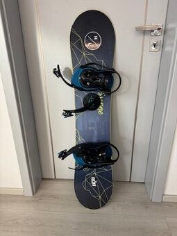 Snowboard SET - perfektní stav
