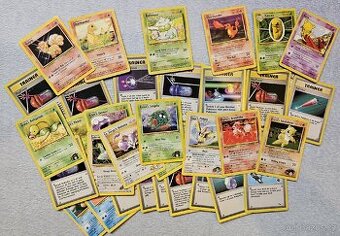 Pokemon karty z 90. Let