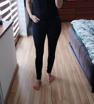 Dámské černé rifle džíny Tommy Jeans Nora 28/32