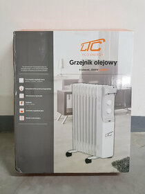 Olejový radiátor 2000W, 9 žeber - 4ks (nový)