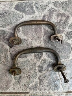 Starožitná mosazná madla