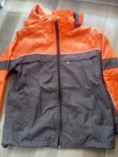 Bunda s odepínací kapucí jaro + podzim vel. 145