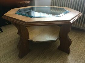 Masivní rustikální stůl dub