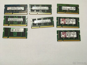 Paměti do notebooků DDR2 a DDR3