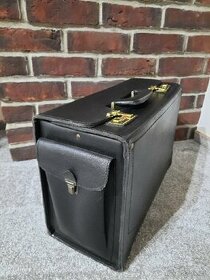 Pilotní kufr kožený 46 x 31 x 19 cm - 1