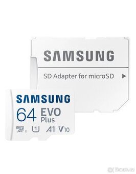 Samsung MicroSDXC 64GB EVO Plus 2024 + SD adaptér