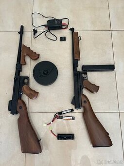 Airsoftové zbraně M1A1 a Thompson M1928A1