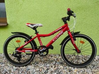 Značkové dětské kolo CORE NIPPER 20" (červená)
