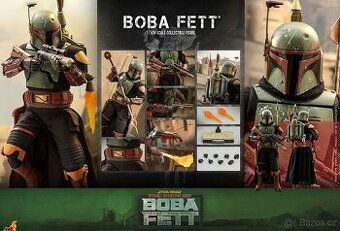 Star Wars Hot Toys Sideshow Boba Fett 1/ 6 + box + shipper