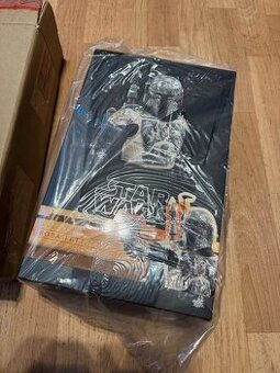 Star Wars Hot Toys Sideshow Boba Fett 1/ 6 + box + shipper