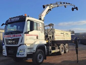 MAN TGS 33.420 - 6x6 – Sklápěč/Valník/tahač + HR-PALFINGER P