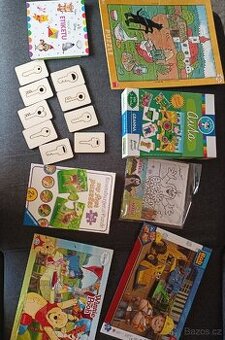 Hračky, puzzle, hry TOP stav nebo nove, cena za vse