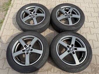 4x al kola 5x114.3 16 + pneu letní 205/55 R16