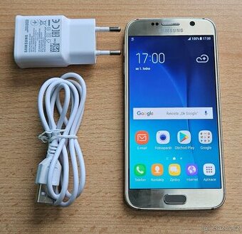 Samsung galaxy S6 zlatý