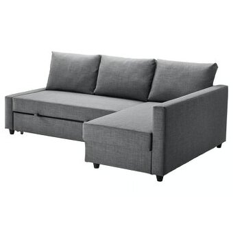 IKEA FRIHETEN Rohová rozkládací pohovka s úložným prostorem