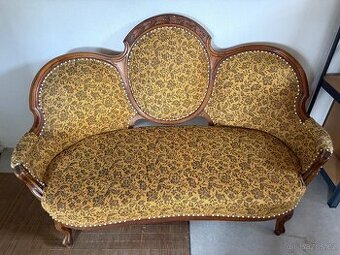 Stylové historické sofa - neorokoko/Ludvík Filip 19.st
