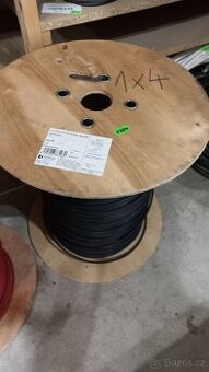 Solární kabel 1x4 mm2  černý