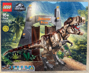 LEGO 75936 Jurský park: Řádění T. rexe Jurassic Park