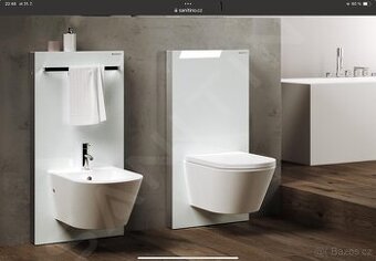 Geberit monolith - přední panel k modulu, 50x101, bílý