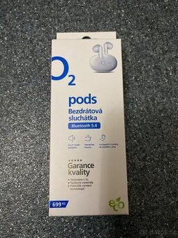 Bezdrátová sluchátka O2 pods
