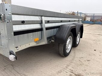 Přívěsný vozík, dvouosý, 750 kg, 3x1,5 m