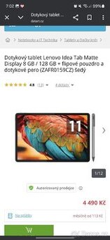 Prodám tablet fotky zašlu.