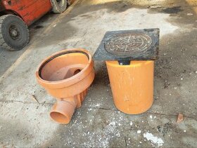 Šachtové dno, prodloužení a litinový pojezdový poklop