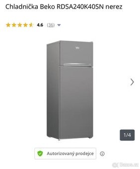 Lednice Beko RDSA240K40SN nerez