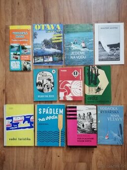 11 vodáckých knih - knihy, vodácké mapy a pod.