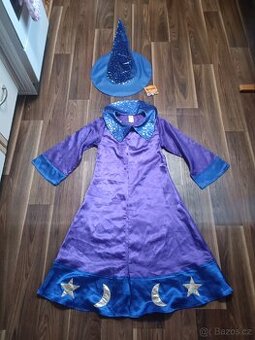 Kostým čaroděj, kouzelník s kloboukem