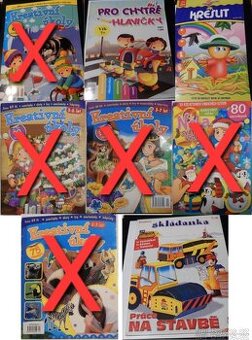 Dětské a kreativní knihy a samolepky