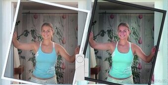 Okenní síť proti hmyzu - hliník + 2ks alarmu