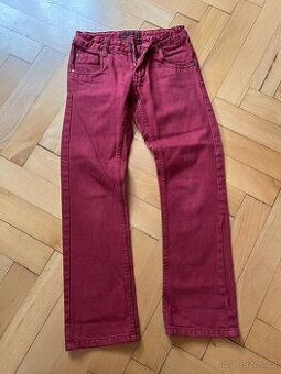 vínové džíny vel. 140